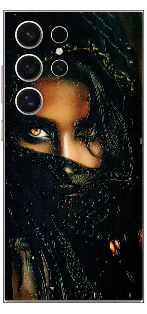 Anonymous Girl Mobile Skin