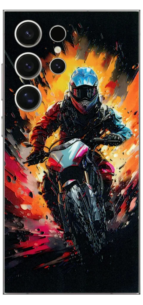 Biker Mobile Skin