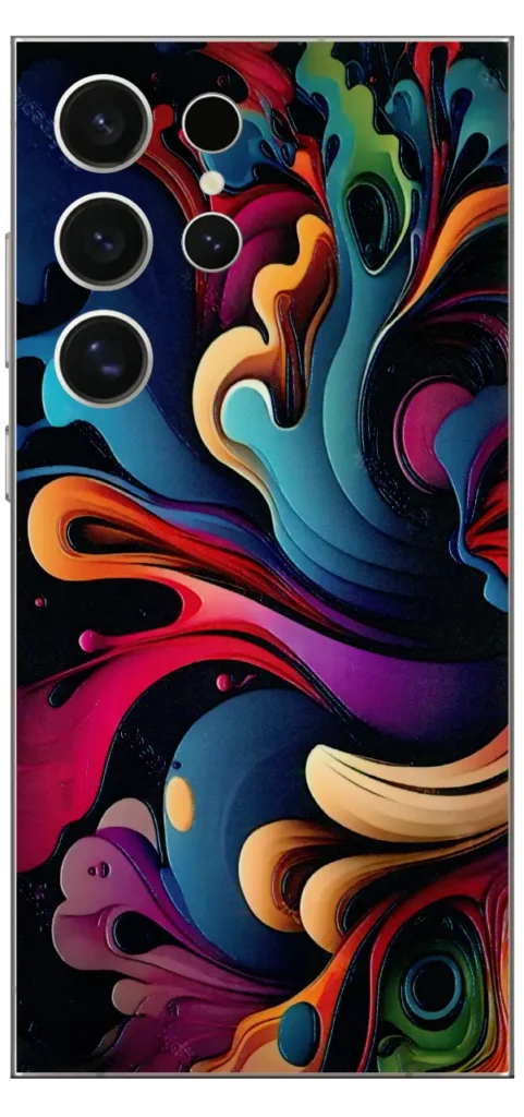 Colourful Abstract Mobile Skin