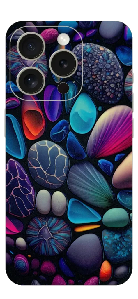 Colourful Stones Mobile Skin