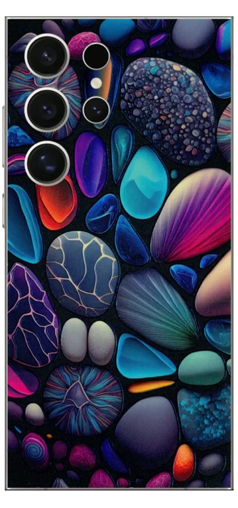 Colourful Stones Mobile Skin