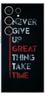 Great Things Takes Time Mobile Skin