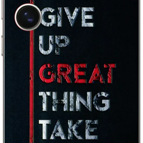 Great Things Takes Time Mobile Skin