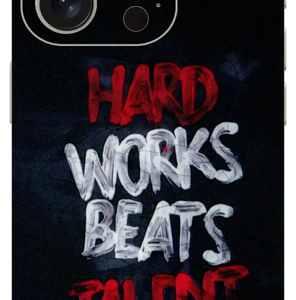 Hard Work Beats Talent Mobile Skin