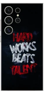 Hard Work Beats Talent Mobile Skin