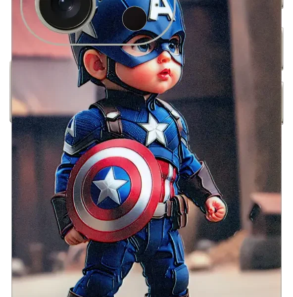 Kid Captain America Mobile Skin