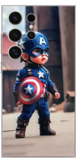 Kid Captain America Mobile Skin