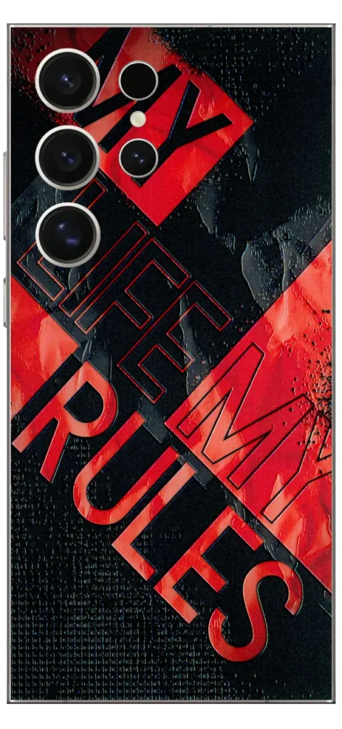 My Life My Rules Mobile Skin