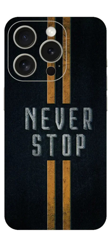 Never Stop Mobile Skin