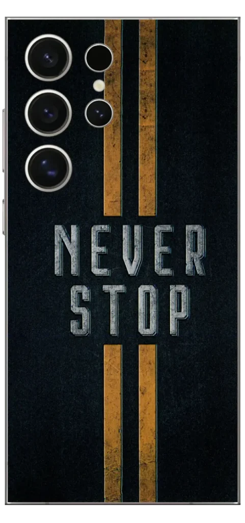 Never Stop Mobile Skin