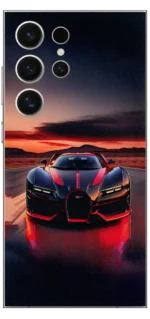 Red And Black Car Mobile Skin