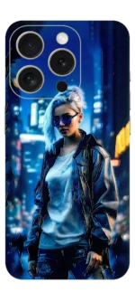 Stylish Girl Mobile Skin