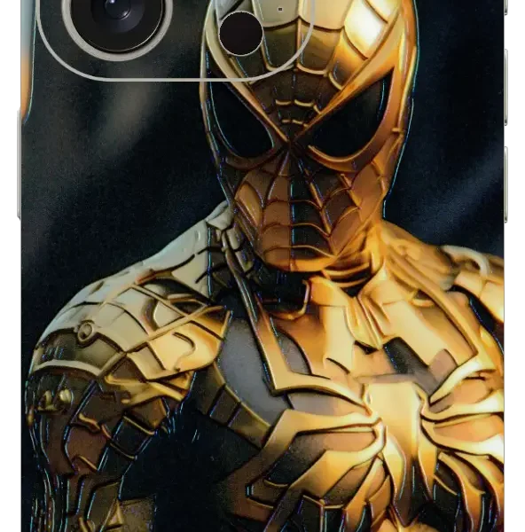 Yellow Spiderman Mobile Skin