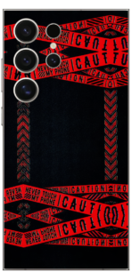 Caution Skin For Samsung S24 Ultra