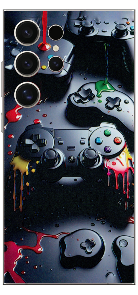 Play Station Gamepad Skin For Samsung S24 Ultra