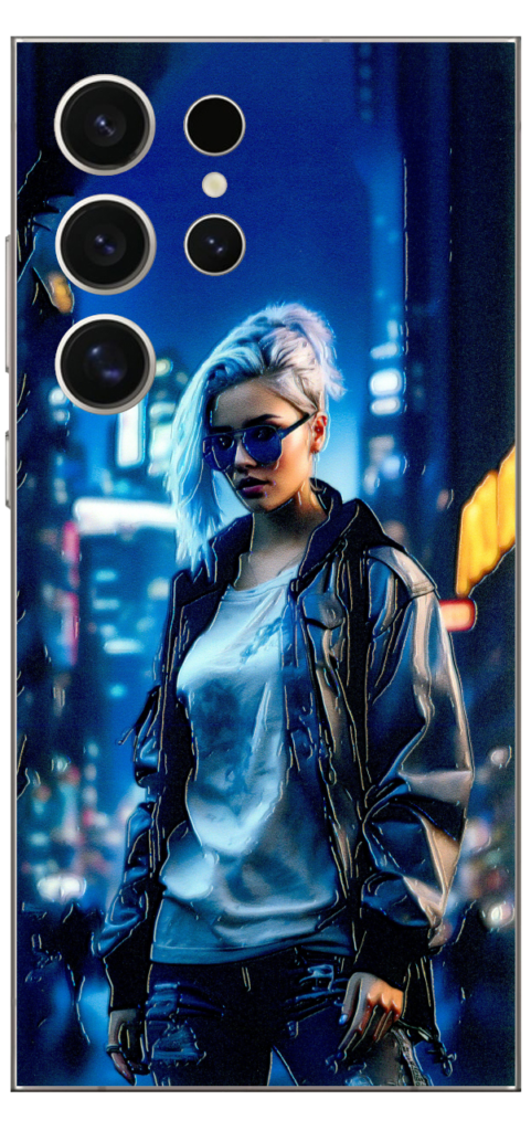 Stylish Girl Skin For Samsung S24 Ultra
