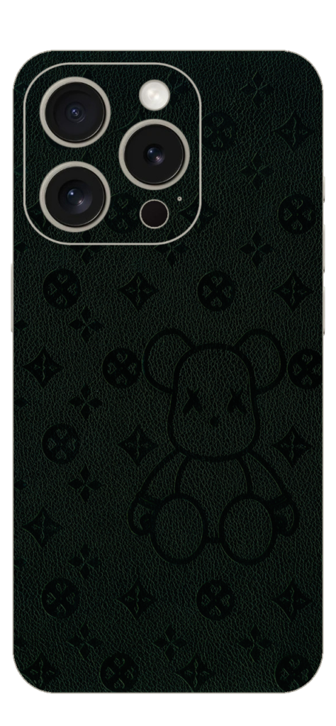 Teddy Leather Skin For IPhone 15 Pro Max