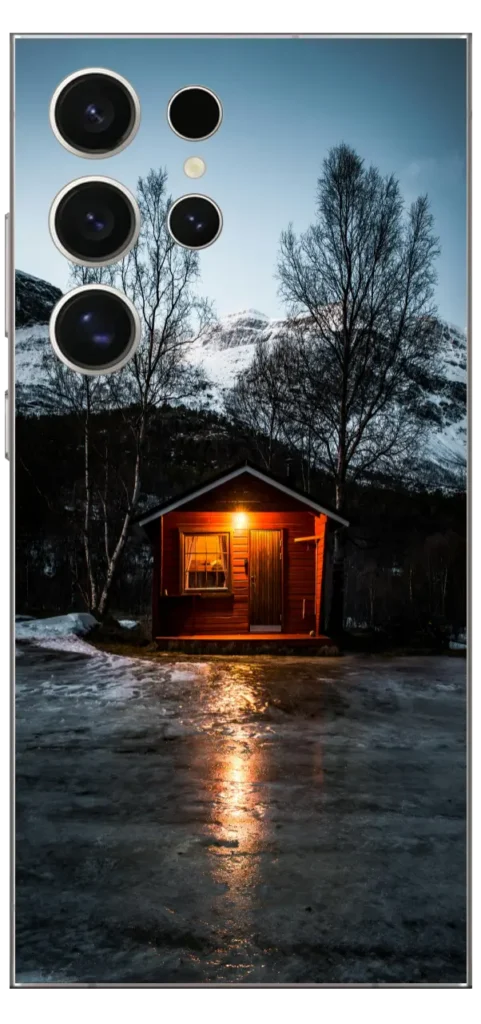 Beautiful Cabin Mobile Skin For Samsung S24 Ultra