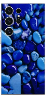 Blue Stones Mobile Skin For Samsung S24 Ultra