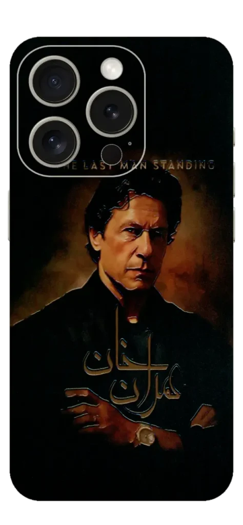 Bold Imran Khan Mobile Skin For IPhone 15 Pro Max