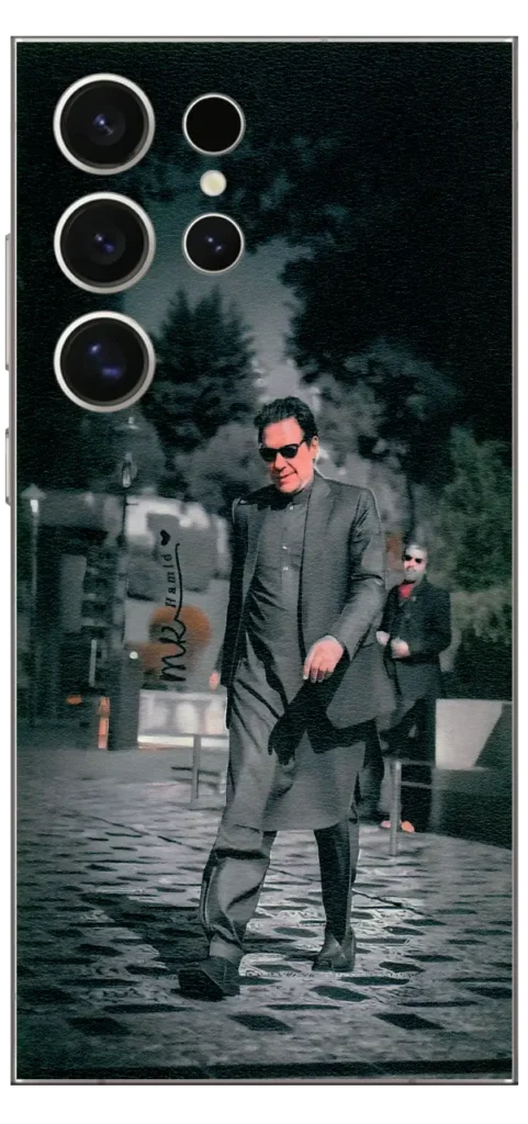 Confident Imran Khan Imran Khan Mobile Skin For Samsung S24 Ultra