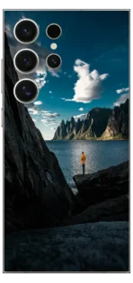 Edge of Tranquility Mobile Skin For Samsung S24 Ultra