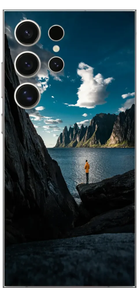 Edge of Tranquility Mobile Skin For Samsung S24 Ultra