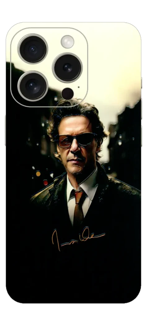 Elegant Imran Khan Mobile Skin For IPhone 15 Pro Max