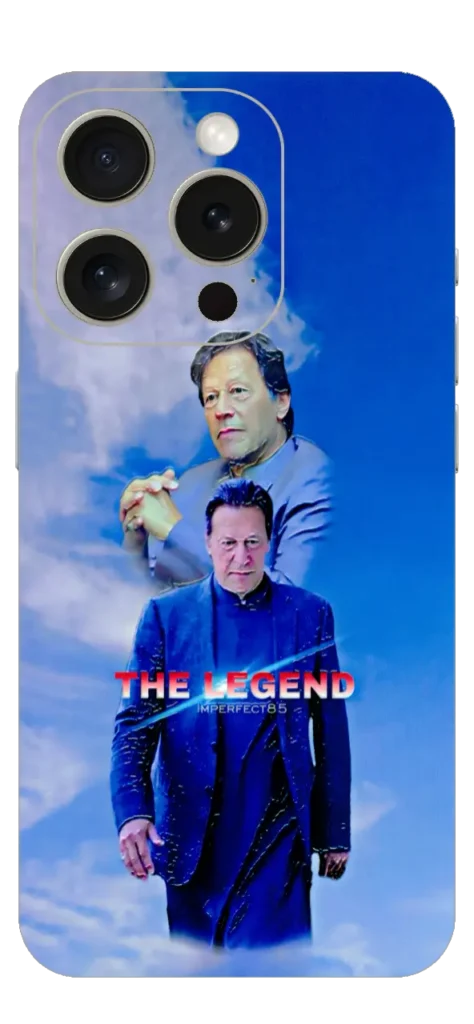Imran Khan The Legend Mobile Skin For IPhone 15 Pro Max