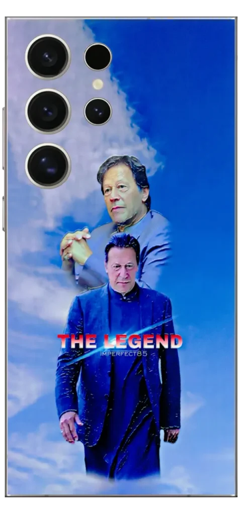 Imran Khan The Legend Mobile Skin For Samsung S24 Ultra
