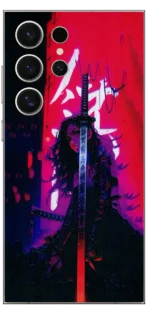Neon Assassin Mobile Skin For Samsung S24 Ultra