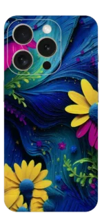 Rainbow Blooms Mobile Skin For IPhone 15 Pro Max