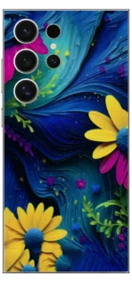 Rainbow Blooms Mobile Skin For Samsung S24 Ultra