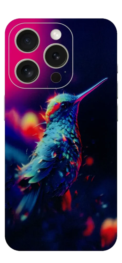 Colourful Bird Mobile Skin For IPhone 15 Pro Max