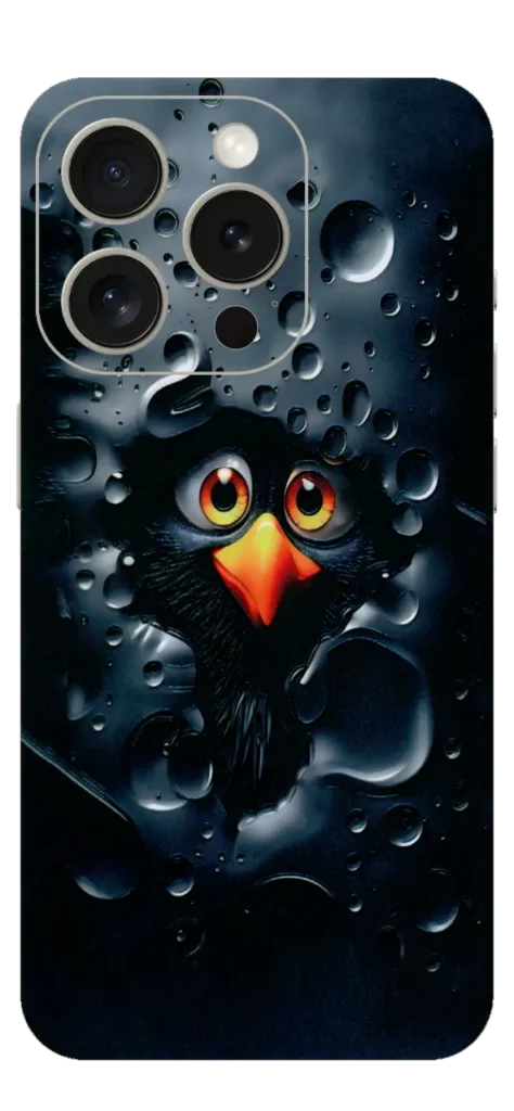 Dark Feathers Mobile Skin For IPhone 15 Pro Max