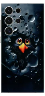Dark Feathers Mobile Skin For Samsung S24 Ultra