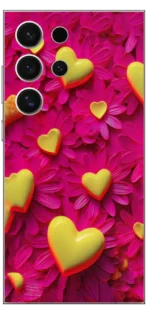 Heart Blossom Mobile Skin For Samsung S24 Ultra